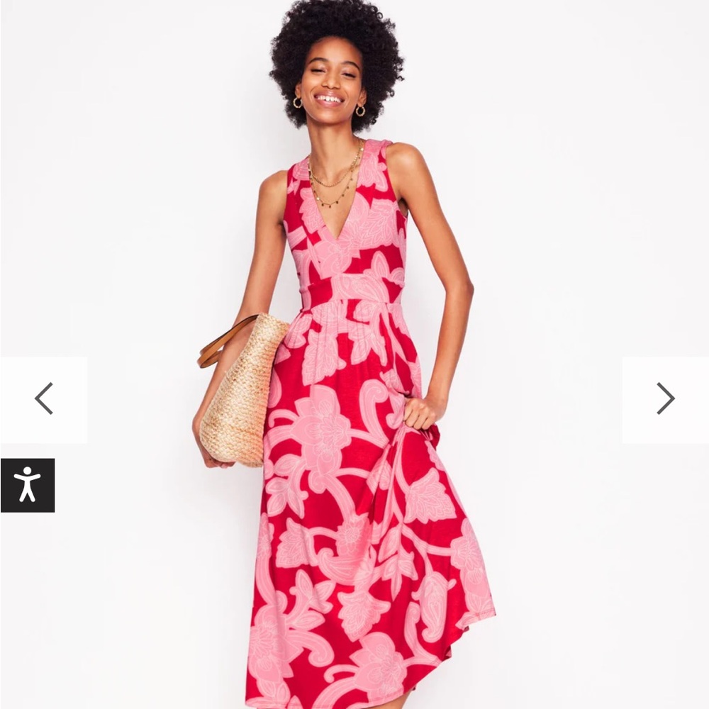 NWT! Boden Olympia Jersey Maxi Dress